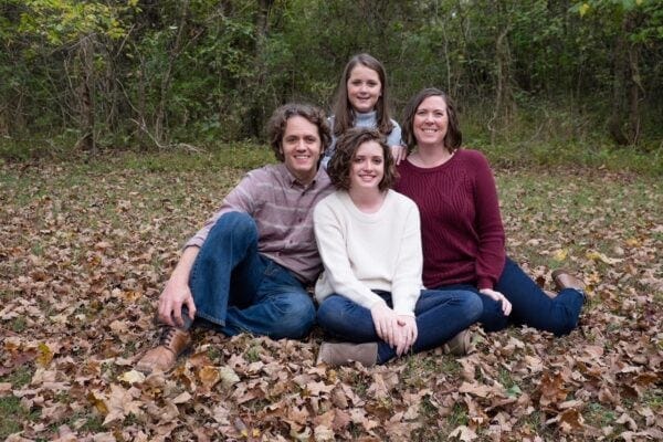 Dr. Jason Schwartz with his family