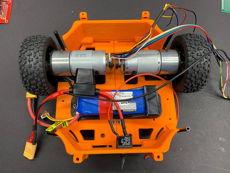 Motor Deck with Power Components