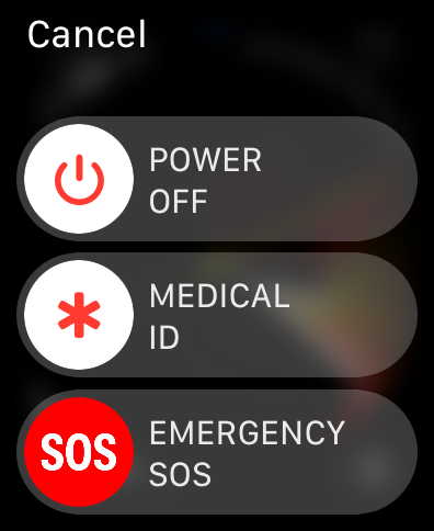 Emergency SOS feature