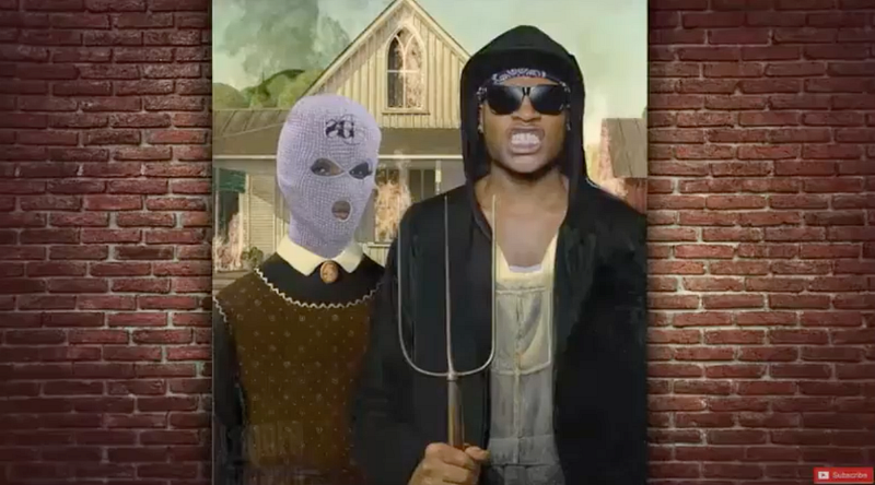 Crowder's Racist Spoof of "American Gothic"