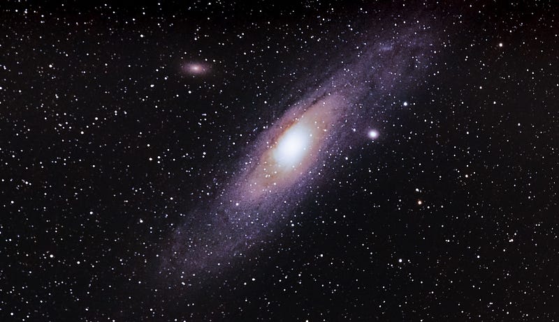 Andromeda Galaxy, a neighboring galaxy to the Milky Way