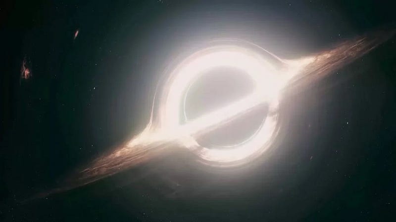 Black Hole depiction from Interstellar