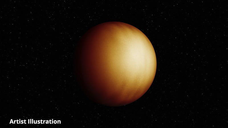 Conceptual illustration of WASP-18b and its atmospheric study