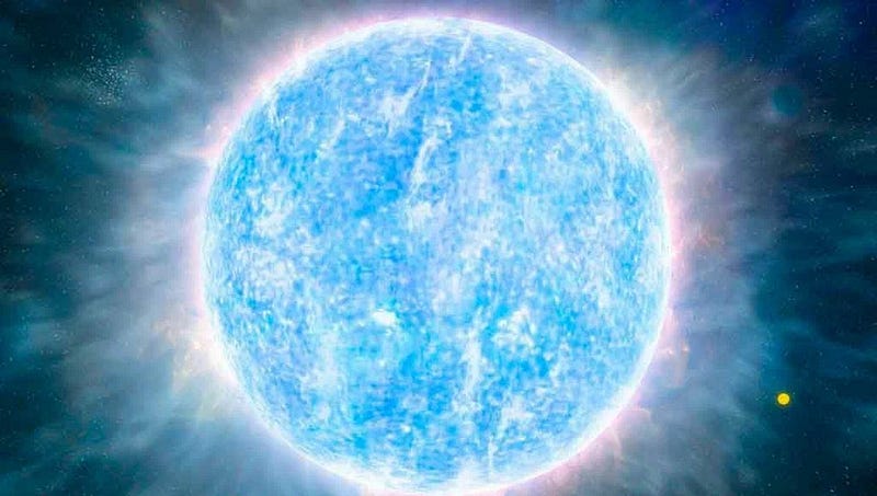 WR 102, the hottest star known