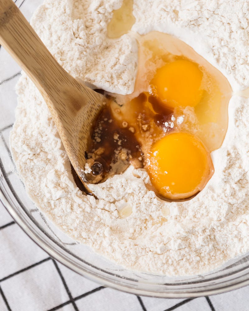 Mixing techniques for baking