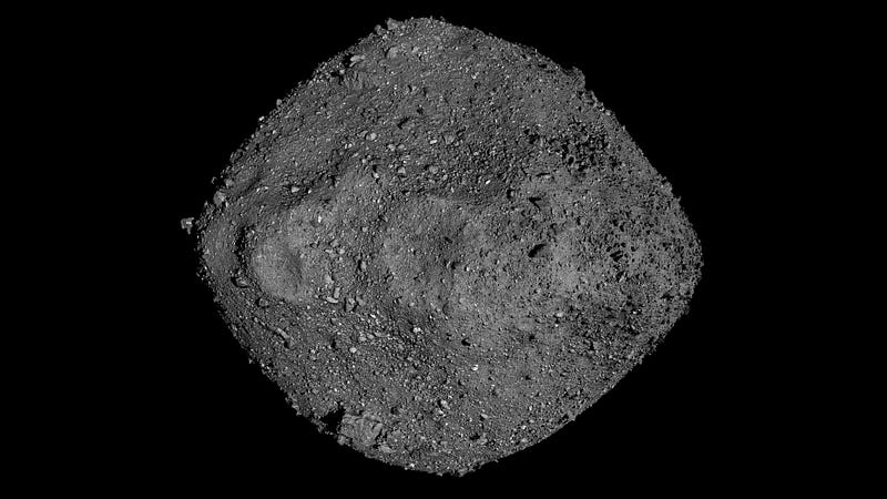 Image of the Bennu asteroid