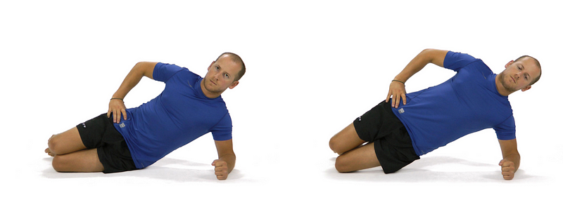 Knee Side Plank Demonstration