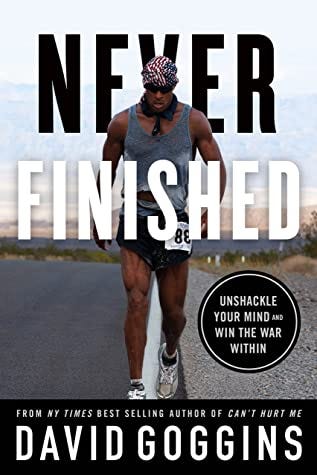 Book cover of Never Finished by David Goggins