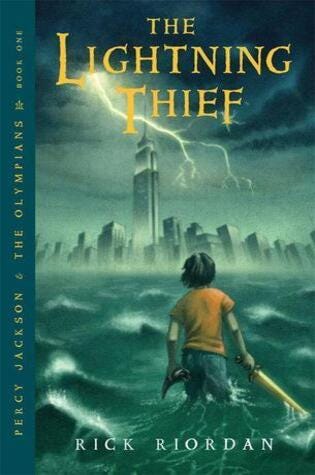 Cover of *The Lightning Thief*