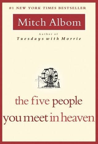 The Five People You Meet in Heaven book cover