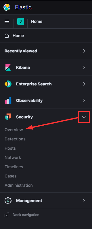 Security Overview in Kibana