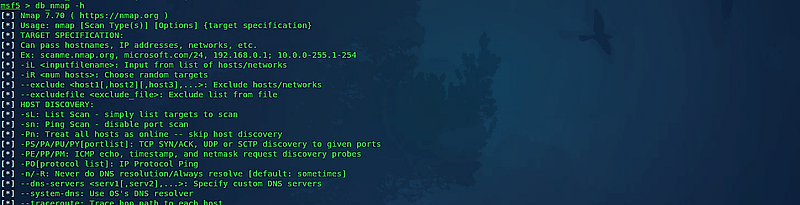 Standard Nmap Scan Results