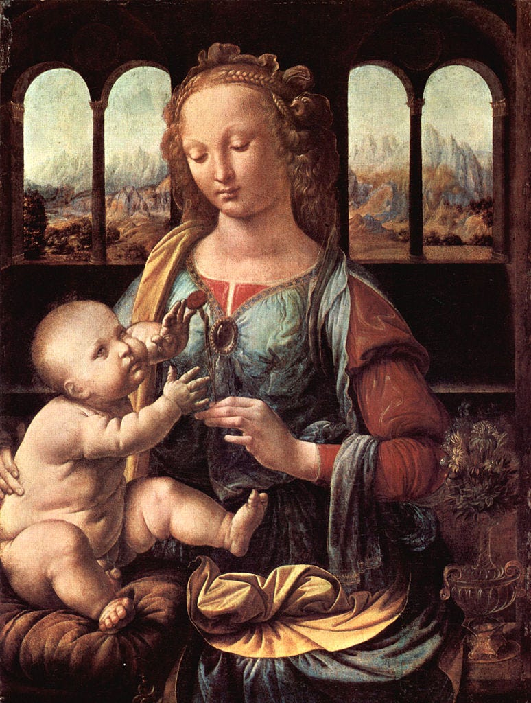 Da Vinci's Madonna of the Carnation