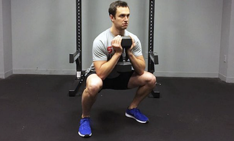 Goblet Squat exercise