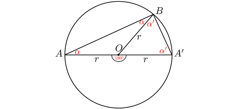 Image showing angles in the triangle