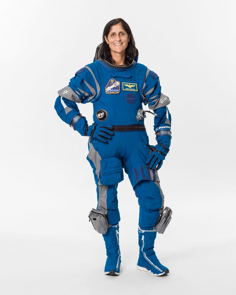 Suni Williams in the Starliner capsule