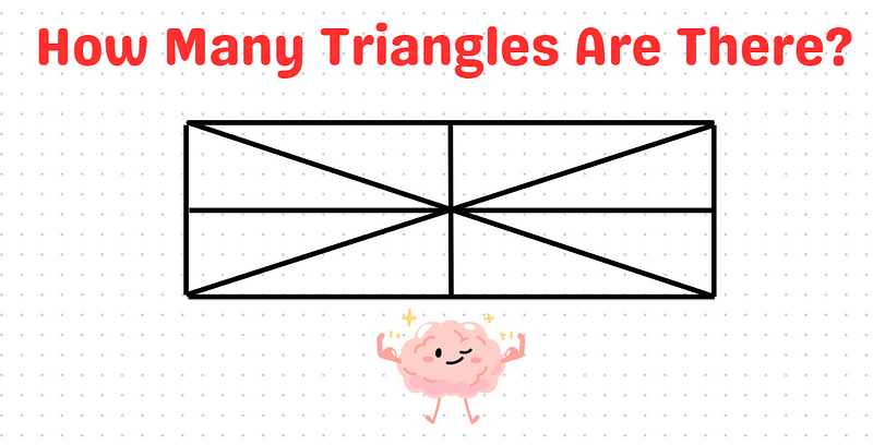 Diagram showing various triangles