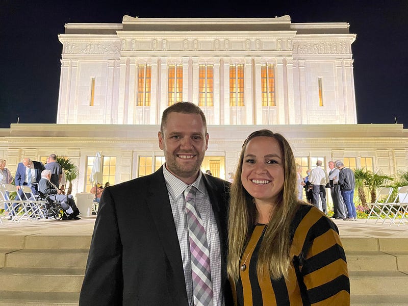 First picture of Jason and Shayla on their first date.