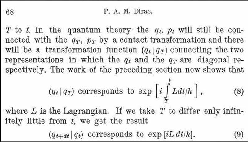 Dirac’s statement in context