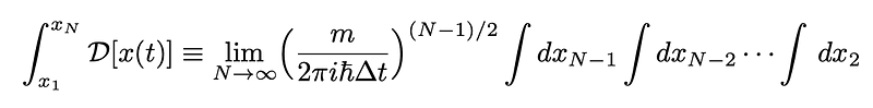 Feynman’s path integral formulation