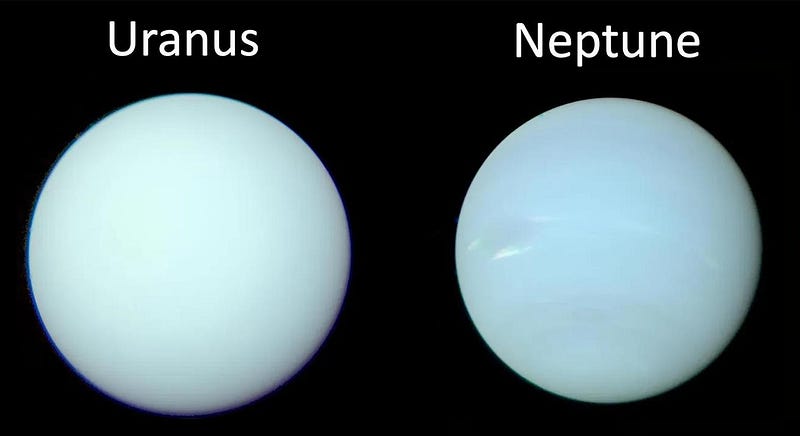 Voyager 2's encounters with Uranus and Neptune.